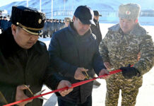 Садыр Жапаров открыл обновленный КПП «Торугарт 2» в Нарынской области