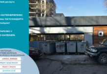 Бишкектеги таштанды контейнерлеринин жанына унаа токтоткондорго айып салынат