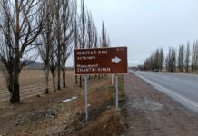 На дорогах Чуйской области поставили туристические указатели