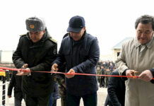 Садыр Жапаров УКМКнын Баткен облусу боюнча башкармалыгынын жаңы имаратын ачты