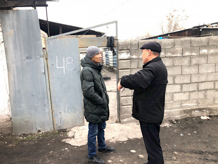 Бишкекте таштандыны туш келди ыргыткандарга айып салынды 