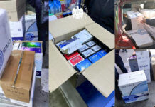 На рынке «Берекет Универсал» в Бишкеке изъяли 8,5 тыс. пачек сигарет без акцизных марок