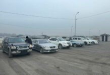 Семь машин с поддельными номерами пытались вывезти из Кыргызстана в Узбекистан