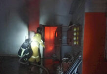 В Чуйской области в цехе по производству металлоизделий произошел пожар