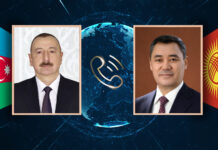 Садыр Жапаров поздравил Ильхама Алиева с победой на выборах президента Азербайджана