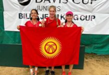 Теннисистки из Кыргызстана завоевали серебро на международном турнире
