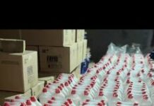 В Бишкеке выявили подпольный цех, выпускающий поддельные моющие средства