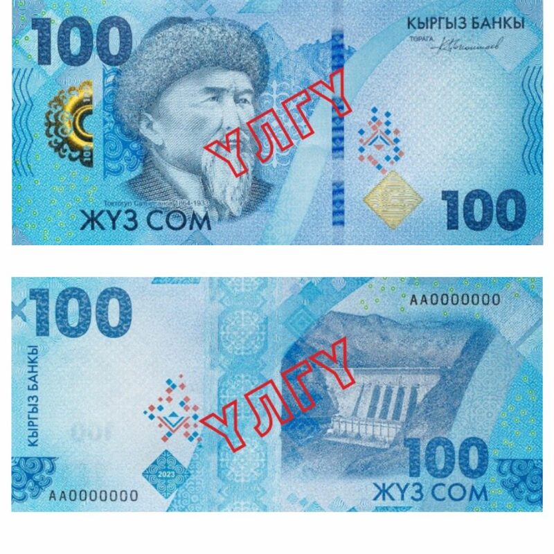 Bivol flag 6 Новые банкноты номиналом 20, 50 и 100 сомов показал Национальный банк