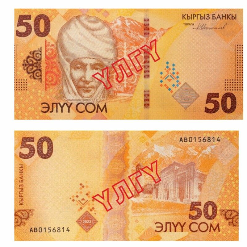 Bivol flag 7 Новые банкноты номиналом 20, 50 и 100 сомов показал Национальный банк