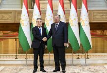 В Душанбе состоялась встреча главы МИД Кыргызстана и президента Таджикистана