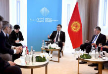 Садыр Жапаров встретился с управляющим директором компании Newpath Partners Томасом Кэхиллом