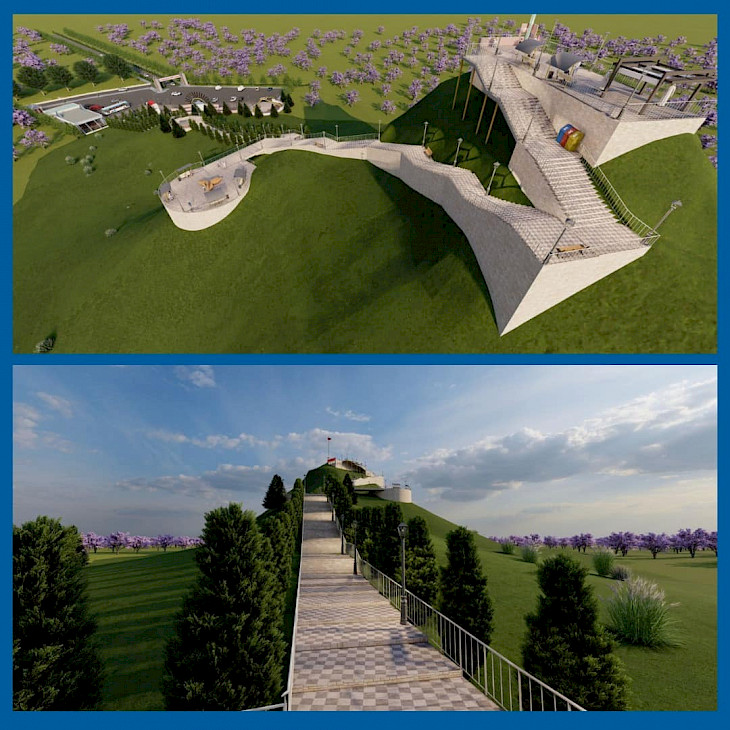 whatsapp image 2024 02 В Баткене в 2024 году на холме Кызыл-Дон построят панораму – эскиз 