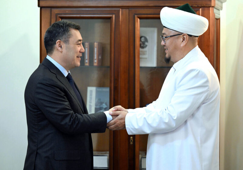 2024 03 13 17 34 47 697809 Президент принял нового муфтия Кыргызстана