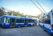 В Бишкеке приостановлено движение троллейбусов