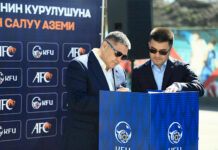 Бишкекте жаңы спорт комплекси пайда болот. Курулушуна капсула салынды