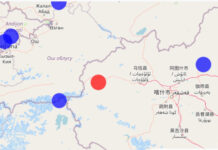 В Кыргызстане зафиксировали землетрясение, эпицентр располагался в Китае