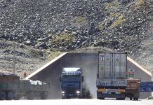 На перевале Тоо-Ашуу сняты временные ограничения для проезда большегрузов