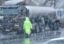 На посту «Сосновка» ввели ограничение на проезд большегрузов