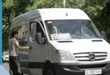 В Бишкеке вместо маршруток № 216 теперь курсируют автобусы