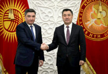 Садыр Жапаров принял премьер-министра Казахстана Олжаса Бектенова