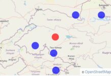 В Кыргызстане утром зафиксировали землетрясение