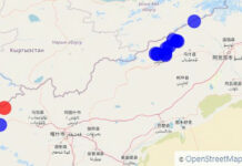 Кыргыз-кытай чек арасына жакын жерде бир нече жолу жер титиреди