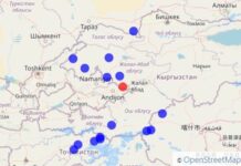 На юге Кыргызстана произошла серия землетрясений