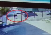 В Оше двух школьниц сбили на зебре, водитель сбежал с места ДТП – видео