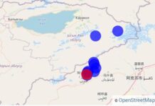 На кыргызско-китайской границе зафиксировано землетрясение
