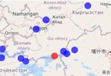 На кыргызско-таджикской границе зафиксировано землетрясение