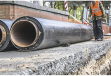 Еще одну улицу в Бишкеке частично перекроют из-за ремонта теплосетей