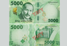 Кыргызстанда 5000 сомдук жаңы банкнот жүгүртүүгө чыгарылды