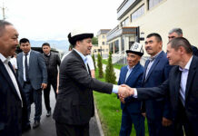 Президент УКМКнын Талас облусу боюнча башкармалыгына барды