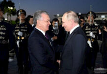 Владимир Путин находится в Узбекистане с госвизитом