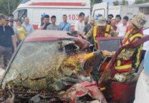 Момент ДТП в селе Манас попал на видео — погиб мужчина, его сына увезли в больницу