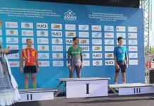 Кыргызстанцы завоевали серебро и бронзу на Чемпионате Азии по велоспорту
