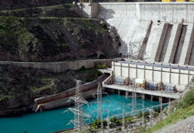 Объем воды в Токтогульском водохранилище составил почти 10 млрд