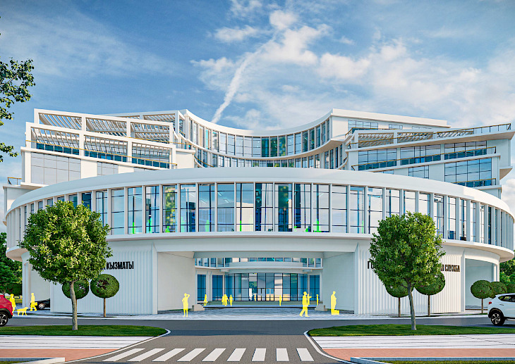 В южной части Бишкека появится новое административное здание ГНС - эскизы 