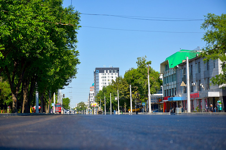 whatsapp image 2024 06 В Бишкеке частично завершен ремонт по улицы Ахунбаева 