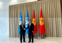 Ысык-Көлдө Садыр Жапаровдун БУУнун башкы катчысы менен жолугушуусу өтүүдө