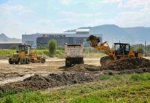 Оштогу жаңы муниципалдык базардын курулуш иштери кызуу жүрүүдө