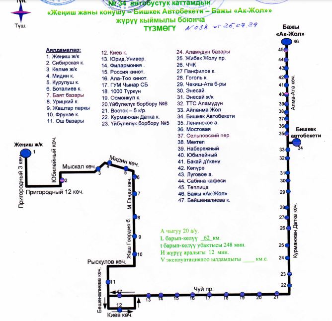 Bez nazvaniya 19 1 автобусный маршрут №34 теперь курсирует до кпп «ак-жол»