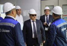 Акылбек Жапаров Бишкек шаарынын Жылуулук электр борборуна барды