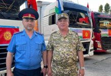 Селден жабыркаган Ноокат элине Өзбекстандан 95 тонна гумжардам келди