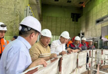 Глава Минэнерго ознакомился с ходом модернизации гидроагрегата №1 Токтогульской ГЭС