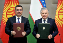 В ходе госвизита Садыра Жапарова в Узбекистан подписан ряд документов