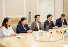 Айгүл Жапарова Беларустун Улуттук жыйынынын республикалык кеңешинин төрайымы менен жолукту