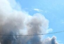 В Токмоке произошел крупный пожар на складе