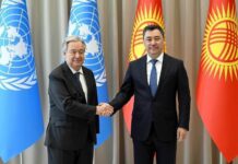 Садыр Жапаров: Кыргызстан полностью поддерживает старания ООН о прекращении вооруженных конфликтов в мире
