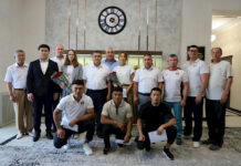 Камчыбек Ташиев Париж Олимпиадасына катыша турган спортчулар менен жолукту